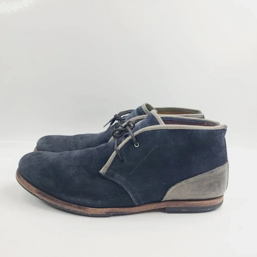 Timberland Men's Navy Gray‎ Wodehouse Suede Classic Ankle Chukka Boot Size 9